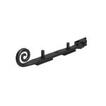 Black Antique Curly Casement Stay 250mm - KX986