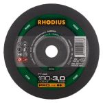 RHODIUS FT44 180 x 3 x 22.23mm Stone Cut Flat Disc