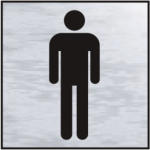 Sign 2106 'Male' SAA - 120 x 122mm