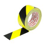 Timco Hazard Cloth Tape - Yellow/Black - 25m x 18mm