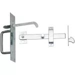 Light Suffolk Latches - Black