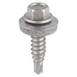 Timco Metal Construction Stitch Screw Hex W16 No2 Exterior - EPDM Washer