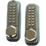 CODELOCKS CL290 Back To Back Digital Lock - CL290 Satin Stainless Steel