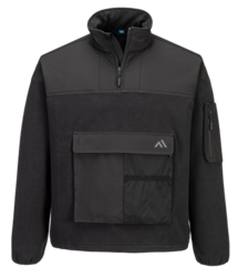 Portwest KX3 Black 1\4 Zip Fleece