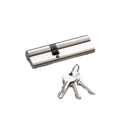 Euro Profile P6 Double Door Cylinder, Nickel Plated