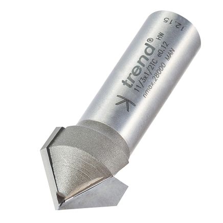 Trend 11/3X1/2TC Chamfer V groove cutter 45 degrees