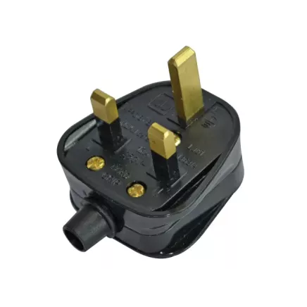 Faithfull Black Plug 13A