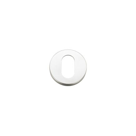Aluminium Oval Profile Escutcheon - 50mm Rose (Push on Rose)