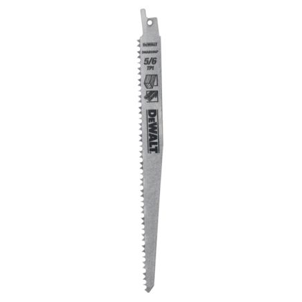 Dewalt 240mm 4/5 TPI (Wood) HCS Reciprocating Blade (Pack of 5)