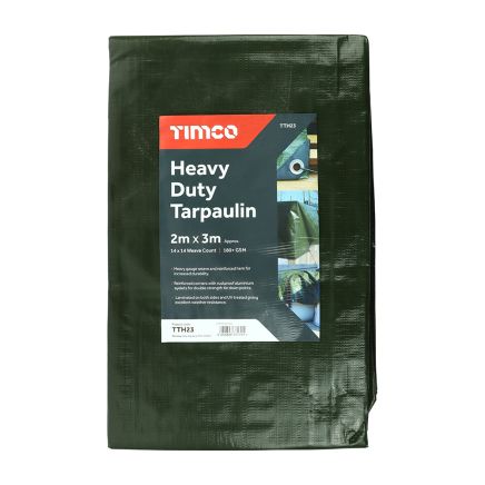 Timco Heavy Duty Tarpaulin Green