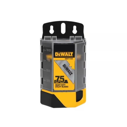 Dewalt Induction Hardened Utility Blades (Dispenser of 75)