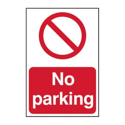 Safety Sign 4051 Non Adhesive 'No parking' - 400 x 600mm