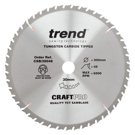 Trend CSB/30048 Trend Wood Circular Saw Blade 300mm x 30mm x 48T