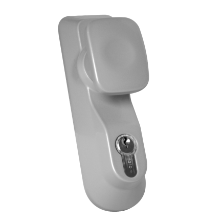 BRITON 1413EKE Knob Operated Outside Access Device - Silver (SES)