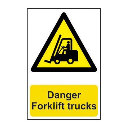 Safety Sign 0954 'Danger Forklift trucks - 200 x 300mm