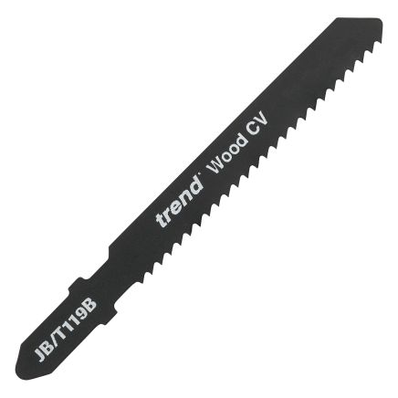Trend JB/T119B Jigsaw blade 75x2.0mm CV 5 pack