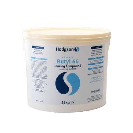 Hodgson Butyl 66 Glazing Putty Compound Natural 2kg