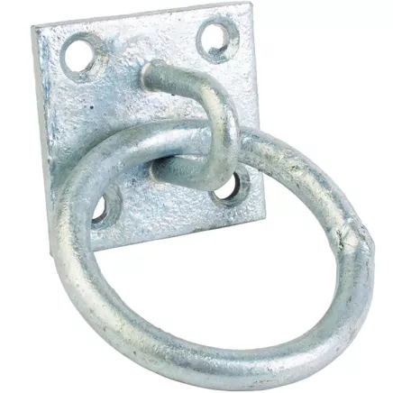 Ring On Plate - Galvanised