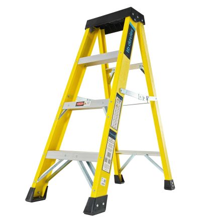 TB Davies Fibreglass Professional Swingback Step Ladder