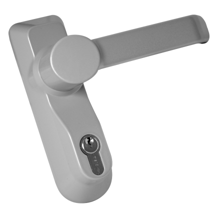 BRITON 1413ELE Lever Operated Outside Access Device - Silver (SES)