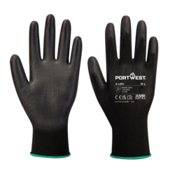 Portwest A120 Black PU Palm Glove