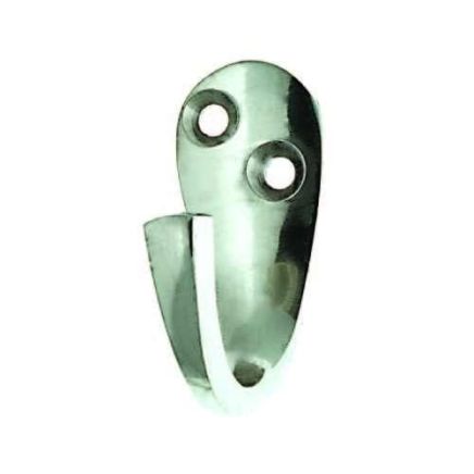 Victorian Robe Hook - Satin Chrome