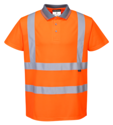 Portwest RT22 Hi-Vis C2 Polo Shirt Orange