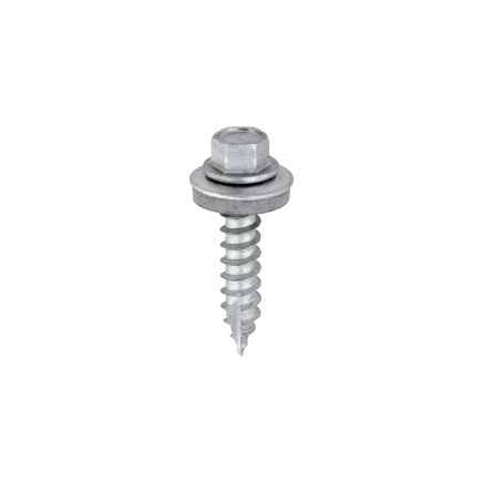 Timco Metal Construction Exterior Slash Timber Screw - Hex Head - EPDM Washer