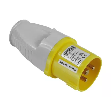 Faithfull Yellow Plug 16A 110V