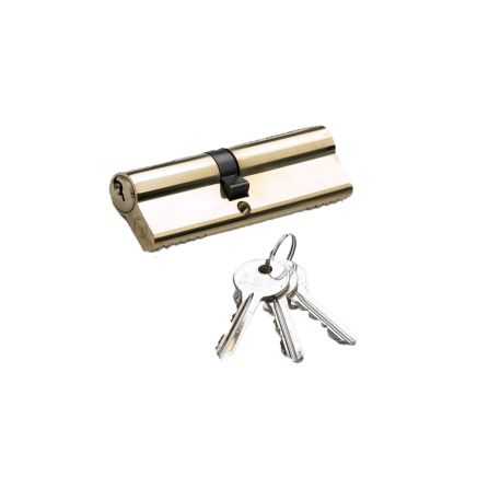 Euro Profile P6 Double Door Cylinder, Brass