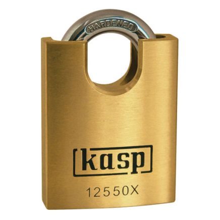 Kasp K12550XD Premium Brass Padlock 50mm Closed Shackle