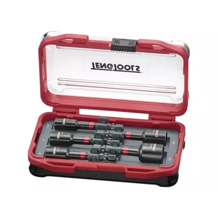 Teng Tools TBNSI5 Impact Nut Setters Set, 5 Piece
