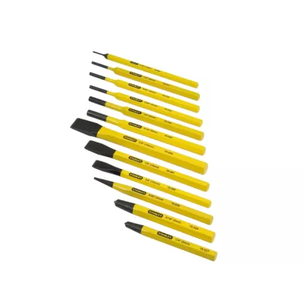 Stanley Punch & Chisel Set, 12 Piece