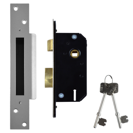 WILLENHALL LOCKS M3 5 Lever Sashlock - 50mm SC KD Boxed