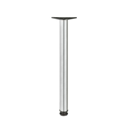 Polished Chrome Adjustable Tubular Table Leg