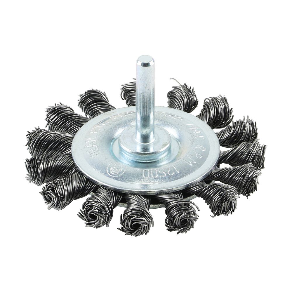 Timco Drill Twist Wire Wheel Brush 75mm