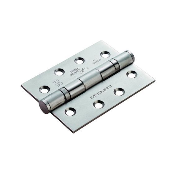 Carlisle Brass Stainless Steel Square Grade 13 Ball Bearing Butt Hinge 4" x 3"