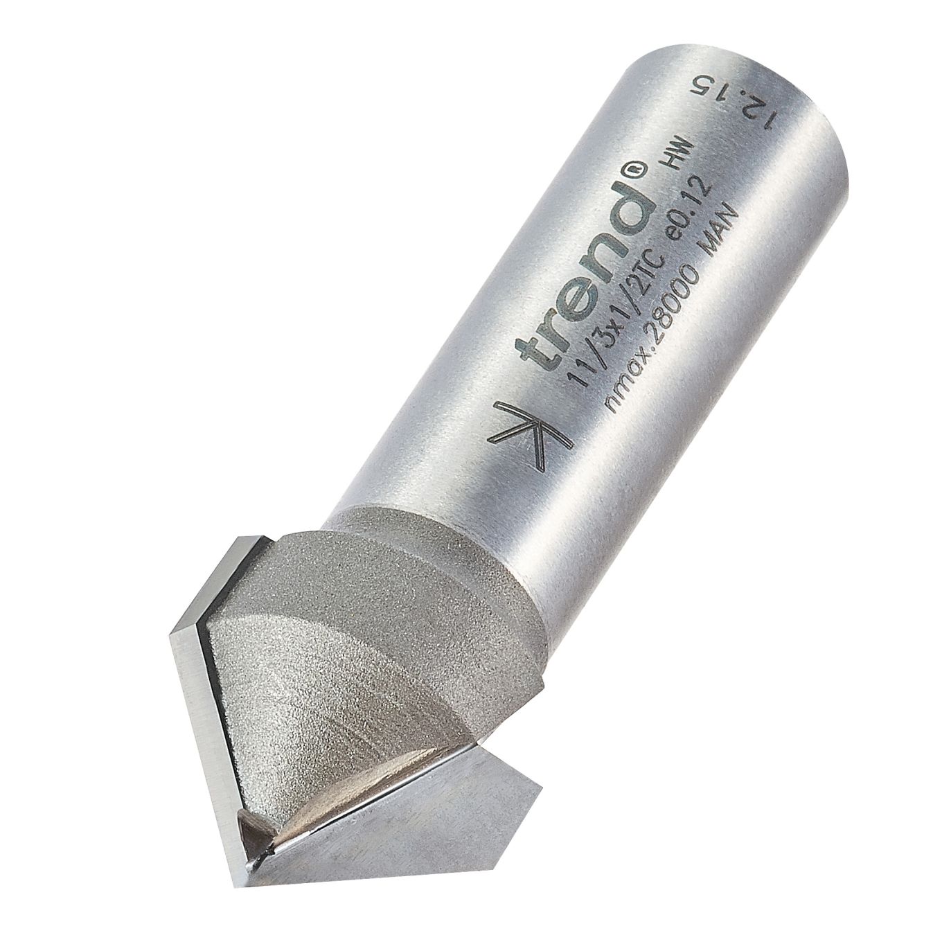 Trend 11/3X1/2TC Chamfer V groove cutter 45 degrees