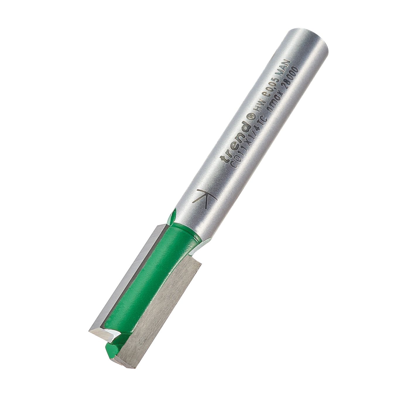 Trend C011X1/4TC Two Flute Cutter 7.9mm diameter