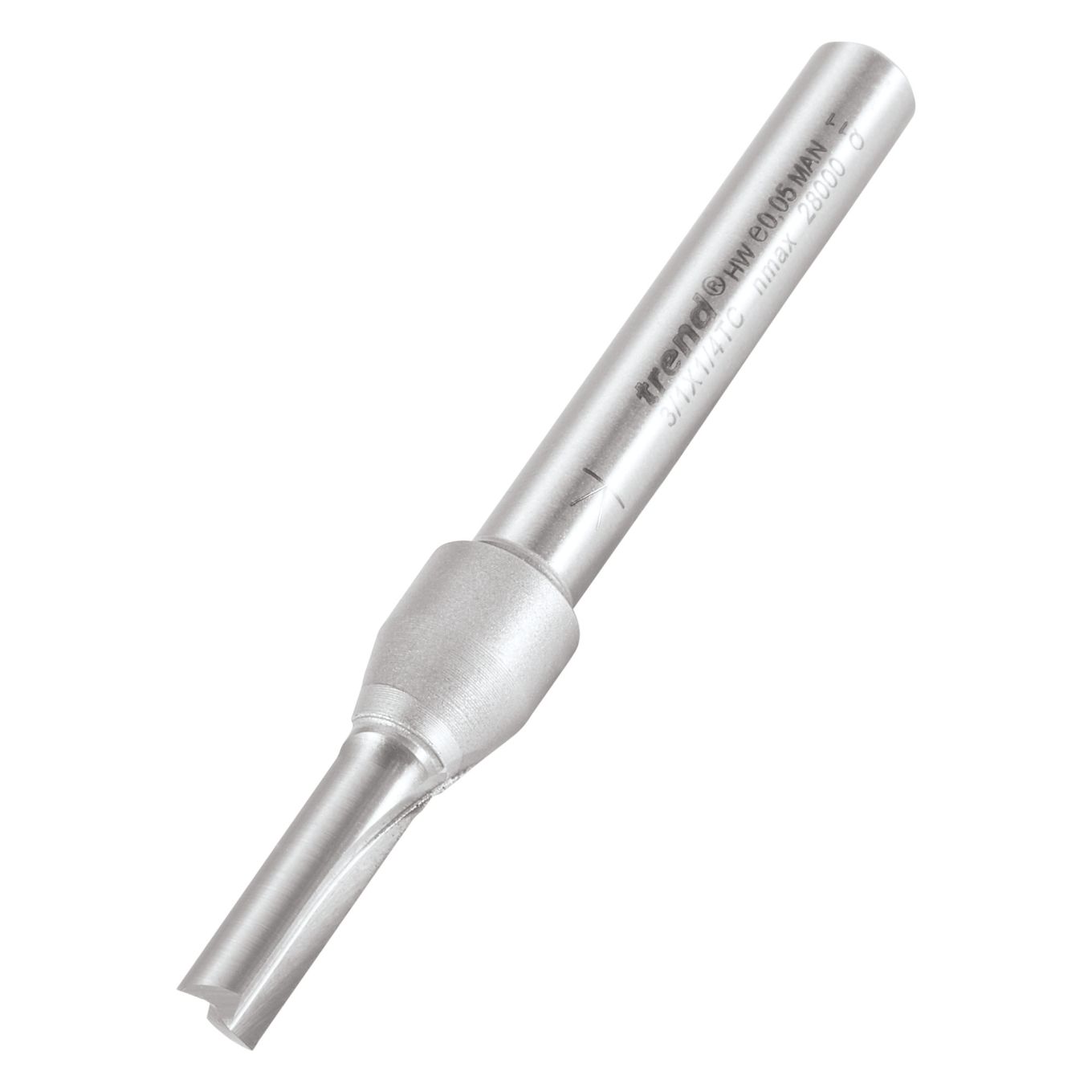 Trend 3/1X1/4TC Two flute cutter 5mm diameter
