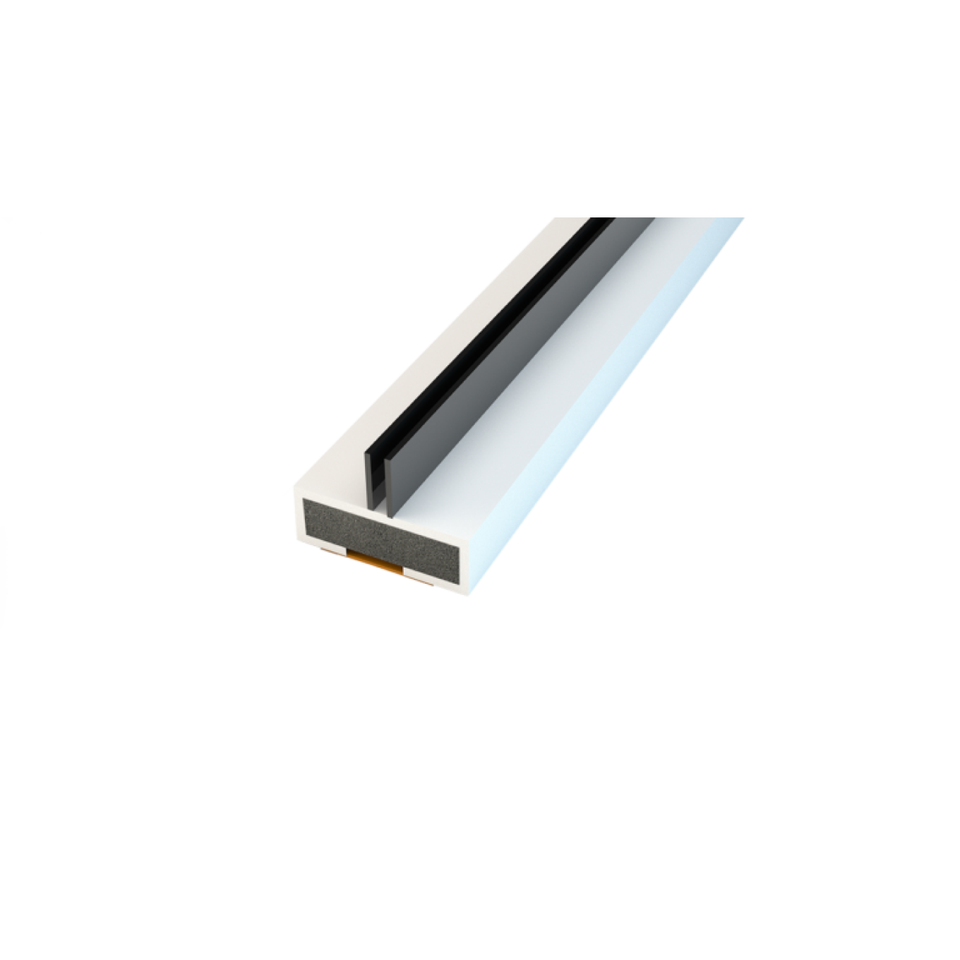 Rigid Box Twin Flipper Intumescent Strip