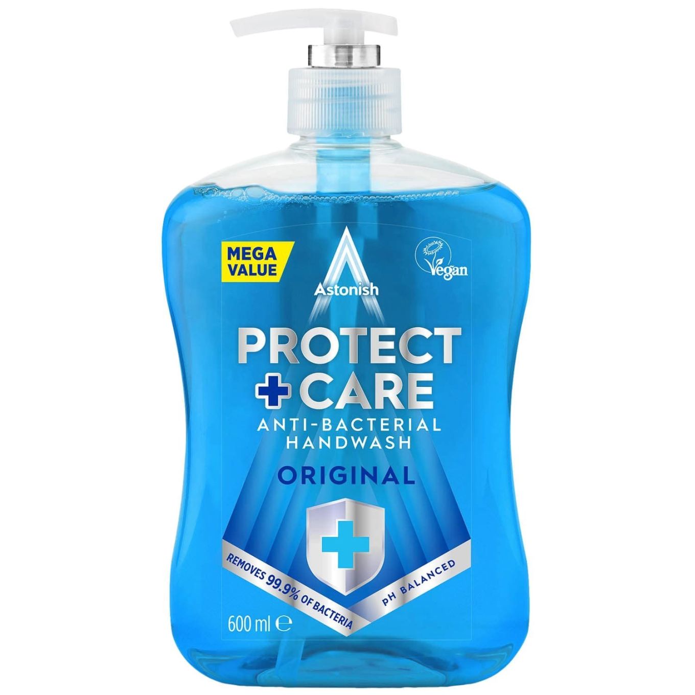 Astonish Protect + Care Anti Bacterial Handwash Original 600ml