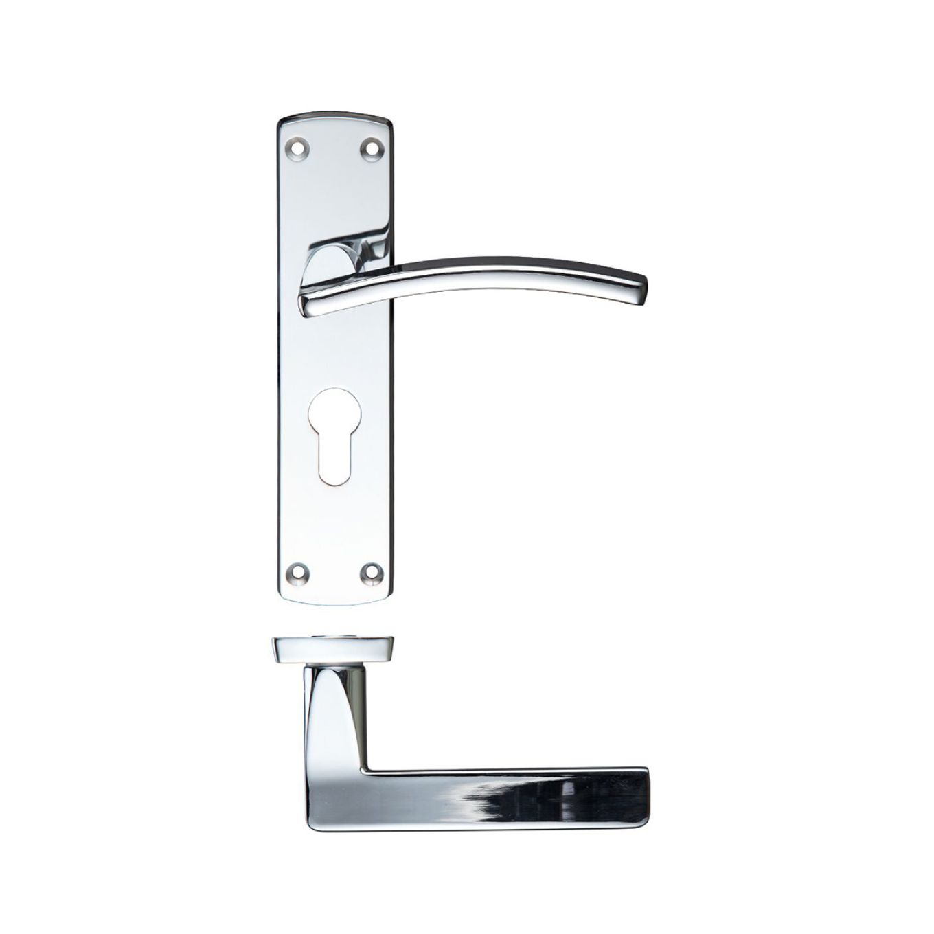 Zoo Hardware Toledo Euro Lever Lock Door Handle