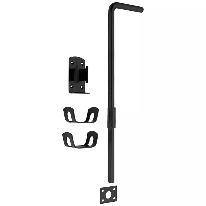 Garage Drop Bolts - Black