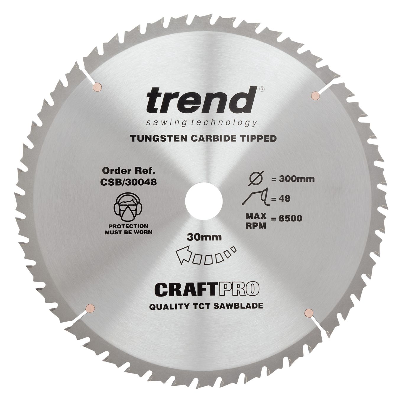Trend CSB/30048 Trend Wood Circular Saw Blade 300mm x 30mm x 48T