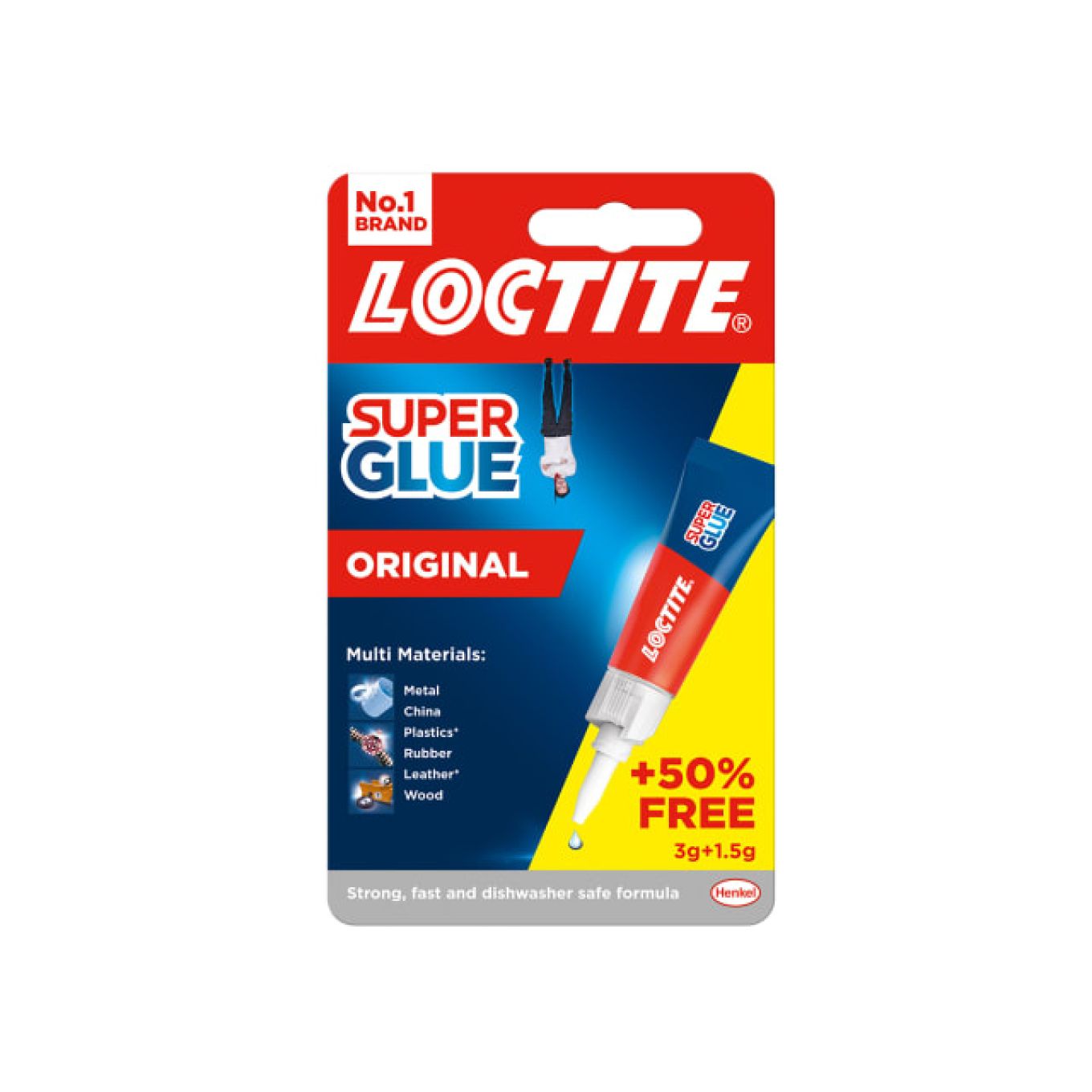 Super Glue Original Tube 3g + 50% Extra Free
