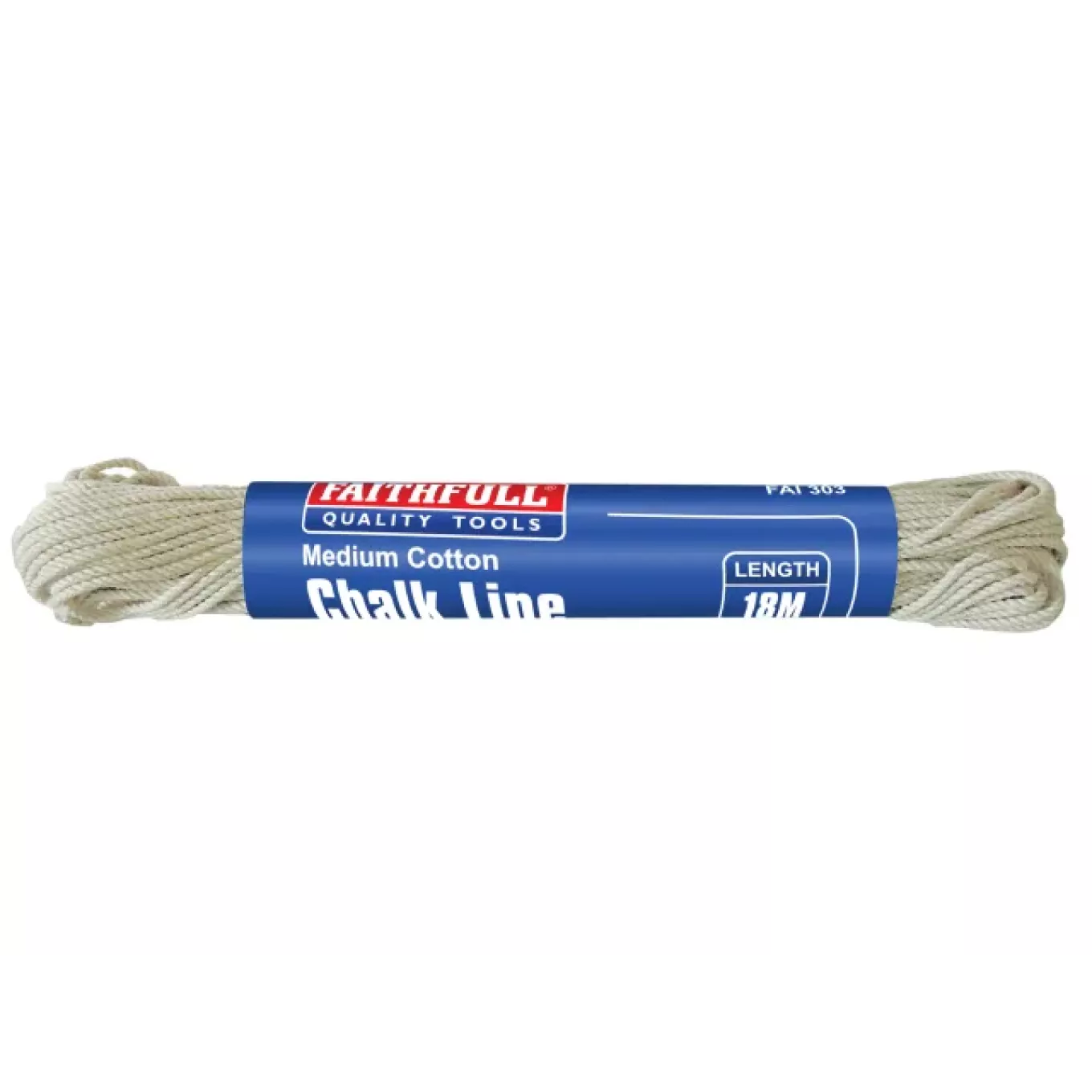 Faithfull 303 Medium Cotton Chalk Line 18m (Box 12)