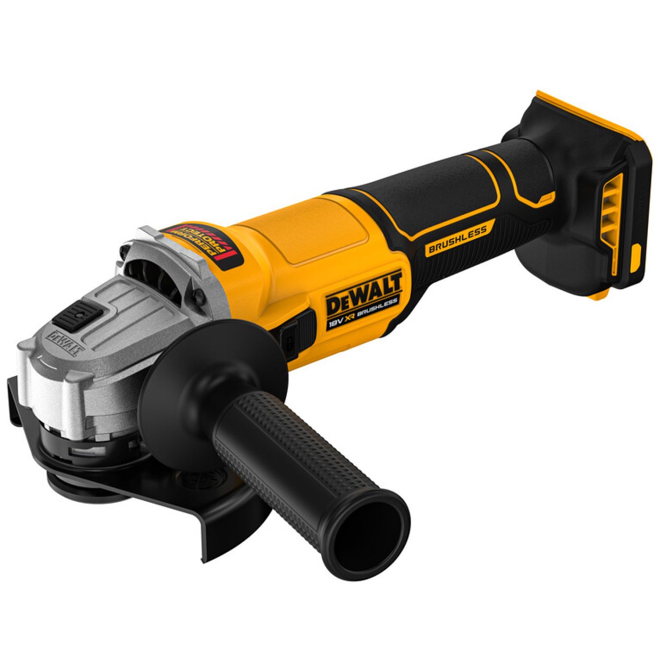 Dewalt 18V XR¨ Brushless 125mm Slide Switch Angle Grinder - Bare Tool Only