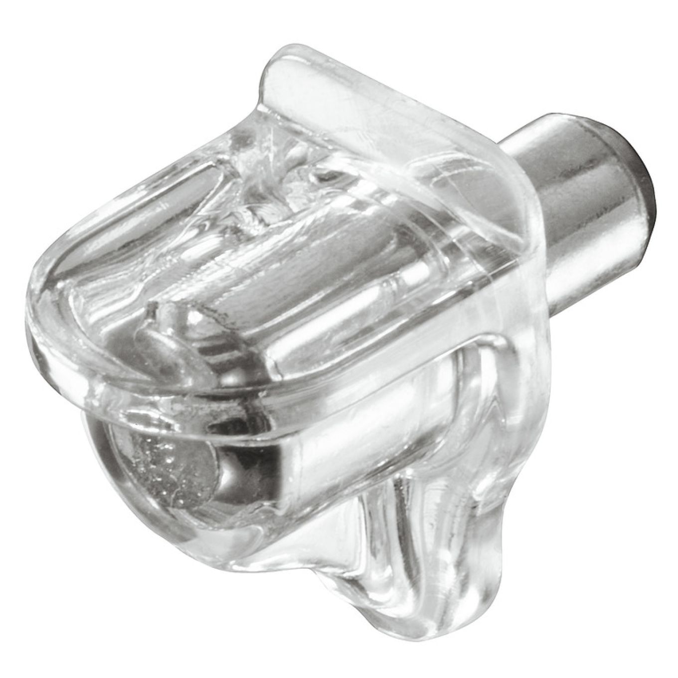 Shelf Support, Plug in, for Wooden and Glass Shelves and for Ø 5 mm Holes