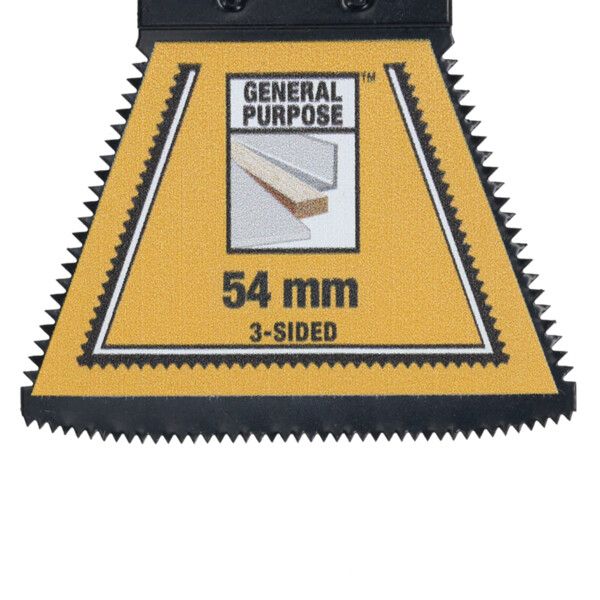 Dewalt 54mm 3-Sided Bi-Metal Oscillating Blade